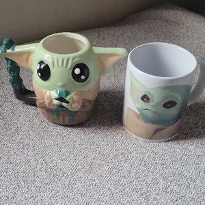 STAR WARS Baby Yoda Mug coffe cup set 2